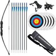 15lbs Archery Takedown Bow and Arrows Set for Kids Teens Youth Hunting Target