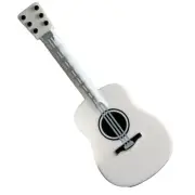 NEW LEGO - Figure Accessory - Music - Guitar Acoustic White x1 - 21317 Steamboat