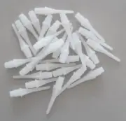 Soft Tip Plastic Dart Points - Bag of 50 PCS - White