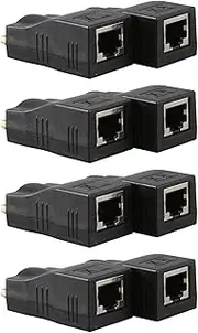 8X 4K 3D 1.4 30M Extender to RJ45 Over Cat 5e/6 Network LAN Ethernet Adapter