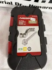 Husky 3/8 in. Drive Ratchet Socket Set Metric (10-Piece)
