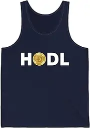 [Sumairah] Dogecoin Top HODL Doge Crypto Cryptocurrency Tank Top Men Women