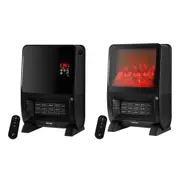 Spector Space Heaters Electric Portable Instant Fireplace Heater 3D Flame 2000W