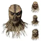 Halloween Scary Scarecrow Full Head Mask Coarse Jackstraw Cosplay Party Prop NEW