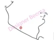 MINI R60 R61 Countryman Paceman Headlight Telescoping Washer Hose Line (JS)