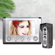 7 Inch video Intercom System aluminum alloy Camera Video Door Phone Doorbell Kit