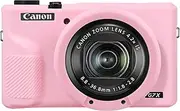 Elonbo Camera Case, Soft Silicone Protective Case for Canon PowerShot G7X Mark III Digital Camera, Removable Lens Cover, Pink