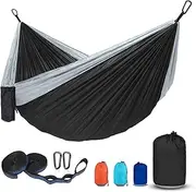 CulineformX Double Camping Hammock with Tree Straps, 106x55 Inches, 600lb Capacity