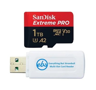 SanDisk 1TB Extreme Pro MicroSD Memory Card with Adapter Works with GoPro Her...