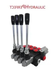 1x FLOATING 4 Bank Hydraulic Directional Control Valves 80L 21 gpm Double ex