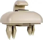 KPSTED 1Pcs Sun Visor Clip,Fit For A1, A3 A4 A5 Q3 Q5 S3 S4 S5 TT Allroad 8U0857562A Interior Gray Holder Hook Bracket Hanger Car Sun Visor Fastener(Beige)
