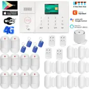V05 4G/3G/GSM+WiFi Tuya APP Wireless Kits DIY Home Security Alarm Burglar System