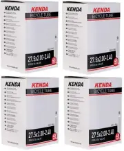 4 PACK Kenda 27.5" x 2.0-2.4 48mm Presta Valve Tubes