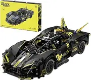 [TUOMU] EVO Super Car Building Blocks Set, T1006 1:14 Scale Model Car Building Kit for Display and Collectible, Race Car Building Toy for Kids 8+ and Adults, 1165 PCS