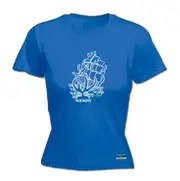 Sailing Ob Octopus Of Doom - Funny Novelty Womens T-Shirt T Shirt Tshirt
