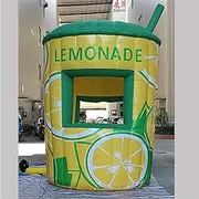 12ft Tall Commercial Inflatable Lemonade Concession Stand Event Drink Tent Booth
