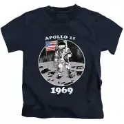 NASA Apollo 11 Boys T-Shirt Man on the Moon Navy Tee