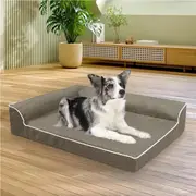Pawz Orthopedic Dog Bed Memory Foam Cushion Cat Calming Mat Washable XL Coffee