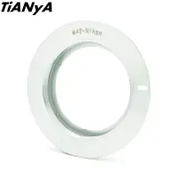 在飛比找Yahoo!奇摩拍賣優惠-又敗家@Tianya帶檔板M42轉Nikon鏡頭轉接環(無電