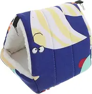 VILLFUL Guinea Pig Cave Bed Plush Washable Hideout for Hamsters Squirrels Sugar Gliders Parrots Durable Cage Accessories Cozy Small Animal Shelter