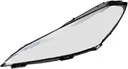 CLZCNQLX Front Bumper Headlight Cover Shell Shade Glass Compatible for Corvette C8 Head Light Cover Lens Transparent Lampshade(Left Side)