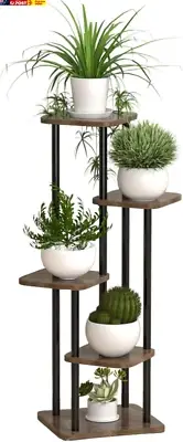 Plant Stand Indoor Tall Flower Shelf for Multiple Plants Corner Metal Flower Hol