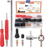 65 Pcs Tire Valve Stem Tool Puller And Installer Kit50 Pcs Valve Cores With Slot