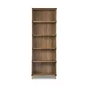Maestro Furniture Zephyr Wooden 5-Tier Bookcase Display Shelves Rustic Oak
