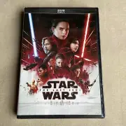 Star Wars Episode VIII Last Jedi (8) (DVD 2018 NEW) Skywalker Saga Carrie Fisher