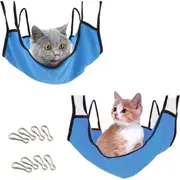 2 Pcs Pet Hammock Cat Bed Hanging Pet Bed Cat Hammock for Kitten Cage