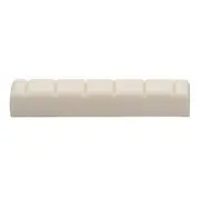 Left Hand 6 String Slotted Acoustic Guitar Bone Nut for Classical Guitar Parts