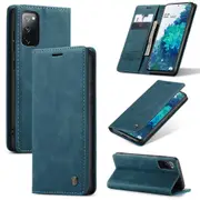 CaseMe Samsung Galaxy S20 FE Fan Edition Classic Folio Case Cover [Teal Green]