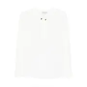 [Antonelli] Antonelli Button-detailed Long-sleeve Tunic Top 40 IT WHITE