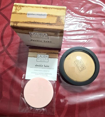 Laura Geller Double Take Baked Versatile Powder Foundation-in 2 Variation Shades
