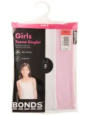 [Bonds] Teena Singlet 3 Pack in Pink