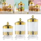 Candy Jar with Lid Sealed Storage Container Kitchen Tea Buffet Container