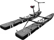 [Spatium] SUP Water Bikes, Inflatable Pedal Boat,Inflatable Fishing Boat Pedal Kayak Release Your Hand end Enjoy Fun Water and Fishing
