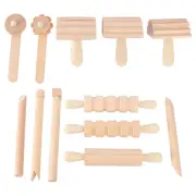 DIY Plasticine Toys Sculpting Clay Tools for Kids Air Dry Roller