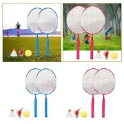 Badminton Rackets for Children Shuttlecocks for Beginner Players Backyard