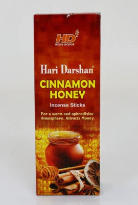 Wholesale Hari Darshan Ethical Incense 120 Stick Box Cinnamon Honey Fragrance