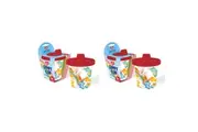 2PK Gamago Care Bears 207ml Sippy Cup Baby Toddler Water Milk Drinkware Mug 6m+