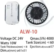 Jebao Jecod Upgraded ALW Series WIFI Smart Wave Maker Broad Flow Style Reef Fish