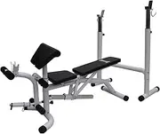 Commercial Grade Multi Station Home Gym Weights Bench Press - Fully Adjustable