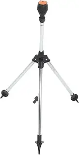 Totority 1 Set Heavy Duty Lawn Sprinkler with Tripod Base Rotating Sprinkler for Precise Watering Gardens Yards and Farms Durable and Construction