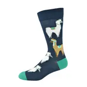Bamboozld Llama Drama Grey Socks