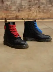 Dr. Martens X Medicom Toy Bearbrick 1460 Boots 60th anniversary- size 7 LIMTED