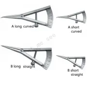 1pcDental Castroviejo Bone Caliper Gauge Orthopedic Implant Measuring Instrument