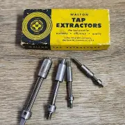 Walton Multi Flute Tap Extractor Set #4, #8, 1/4, 5/16 NEW old Stock 4 Piece