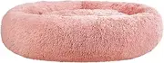 Pet Bed Dog Cat 110cm Calming Extra Large Soft Plush Pink Cozy Comfortable Bed