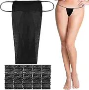 [Geyoga] 100 Pieces Disposable Nonwoven Thong Panties Women's Disposable Spa Underwear Individually Pack for Spray Tanning